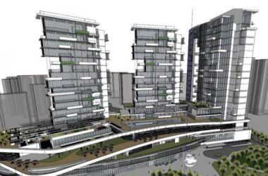 Sketchup办公模型|高层办公，现代风格-BIM建筑网