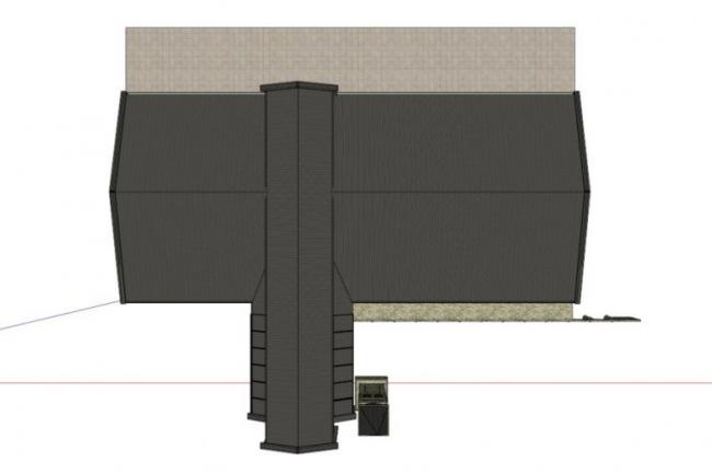Sketchup文化模型|多层教堂，乡村俱乐部，文化建筑，古典风格