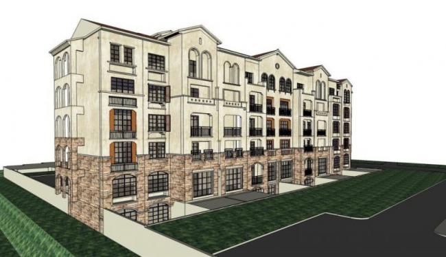 Sketchup住宅模型|多层住宅，古典风格