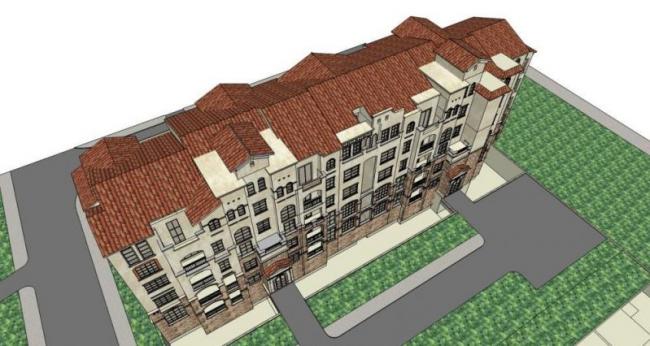 Sketchup住宅模型|多层住宅，古典风格