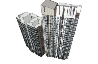 Sketchup住宅模型|高层住宅，现代风格-BIM建筑网