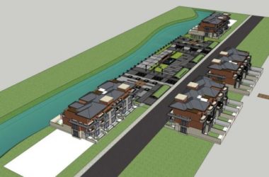 Sketchup景观模型|住宅景观，现代风格-BIM建筑网