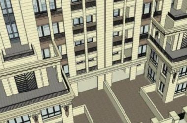 Sketchup住宅模型|多层住宅，古典风格-BIM建筑网