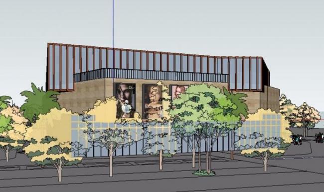 Sketchup商业模型|多层商业街，现代风格