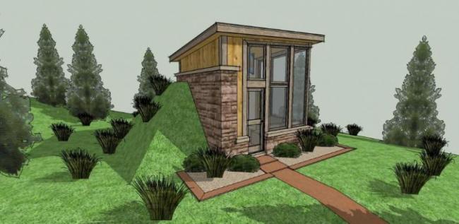 Sketchup住宅模型|低层住宅，现代风格