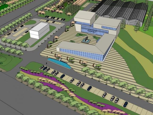 Sketchup文化模型|多层博物馆，文化建筑，现代风格