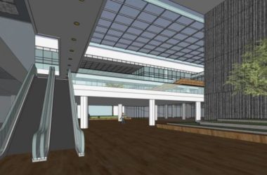 Sketchup文化模型|多层档案馆，文化建筑，现代风格-BIM建筑网