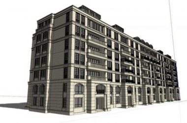 Sketchup住宅模型|多层住宅，古典风格-BIM建筑网