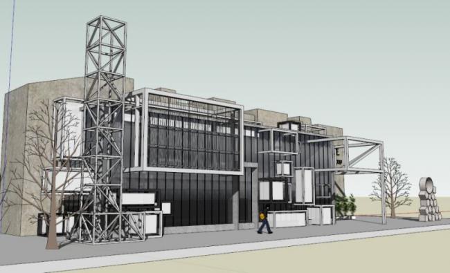 Sketchup商业模型|低层售楼处，现代风格