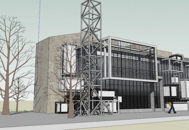 Sketchup商业模型|低层售楼处，现代风格