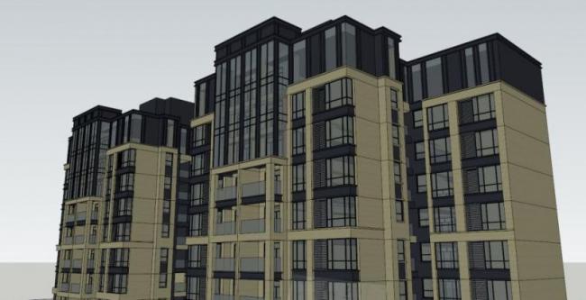 Sketchup住宅模型|高层住宅，居住建筑，古典风格