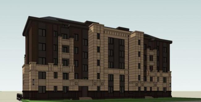 Sketchup住宅模型|多层住宅，古典风格