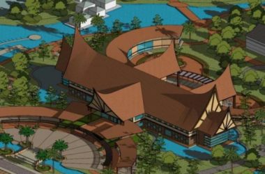 Sketchup酒店模型|度假酒店，东南亚风格，古典风格-BIM建筑网