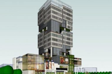 Sketchup办公模型|高层办公楼写字楼，现代风格-BIM建筑网