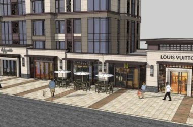 Sketchup商业模型|底层商业街，现代风格-BIM建筑网