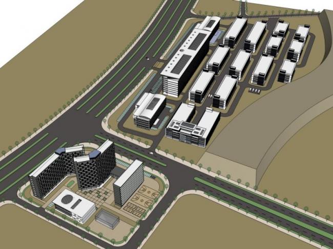 Sketchu工业厂房|多层产业园，工业工厂厂房，现代风格