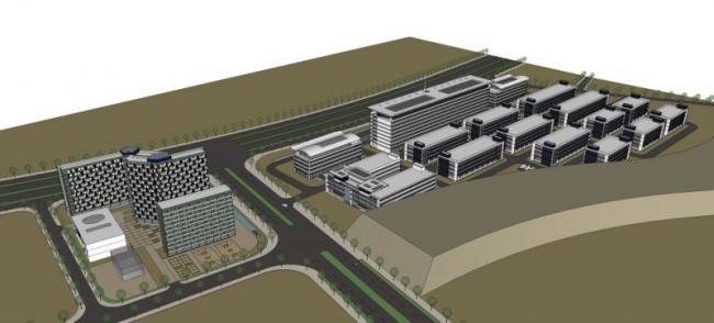 Sketchu工业厂房|多层产业园，工业工厂厂房，现代风格