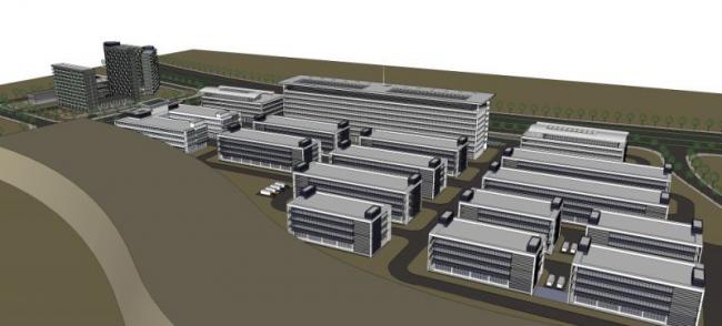 Sketchu工业厂房|多层产业园，工业工厂厂房，现代风格