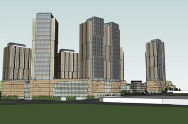 Sketchup综合体模型|高层商业综合体，现代风格-BIM建筑网