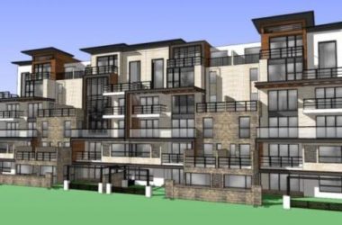 Sketchup住宅模型|联排住宅，多层，现代风格-BIM建筑网