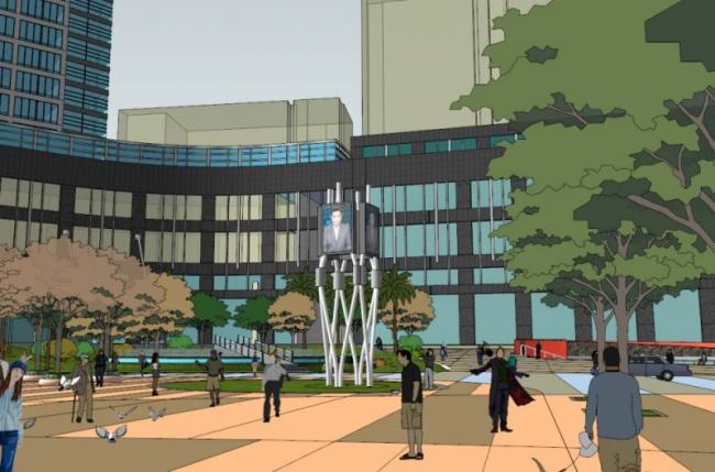 Sketchup商业模型|多层商业中心，现代风格