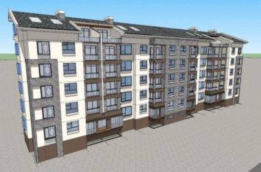 Sketchup住宅模型|多层住宅，底层复式底层商业，居住建筑，现代中式风格-BIM建筑网