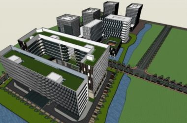 Sketchup综合体模型|多层商业综合体，现代风格-BIM建筑网