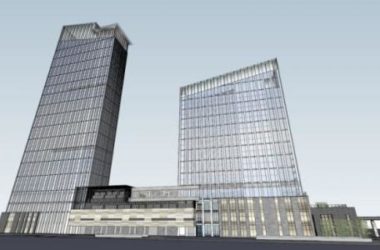 Sketchup办公模型|超高层办公楼，现代风格-BIM建筑网