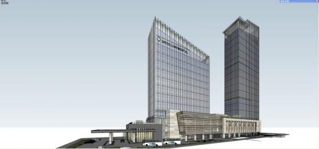 Sketchup酒店模型|超高层酒店，现代风格