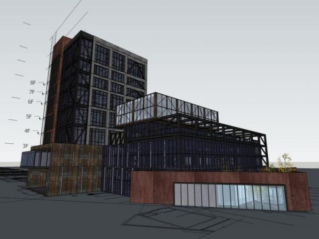 Sketchu工业厂房|多层工厂厂房，工业，现代风格