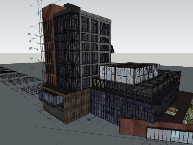 Sketchu工业厂房|多层工厂厂房，工业，现代风格