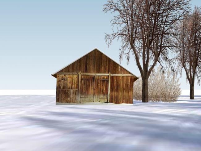 Sketchup住宅模型|小木屋，现代风格