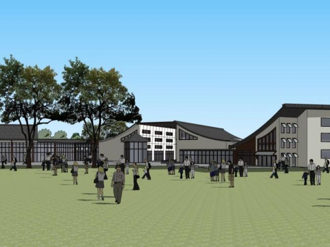 Sketchup住宅模型|多层住宅，现代中式风格