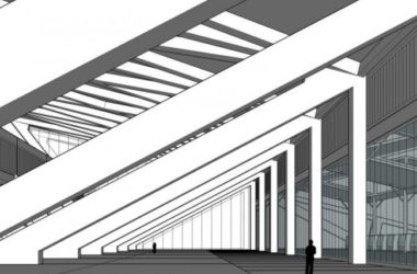 Sketchup车站路桥|汽车客运站，现代风格-BIM建筑网