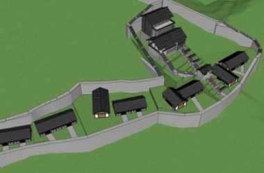 Sketchup文化模型|多层文化馆，文化建筑，中式风格-BIM建筑网