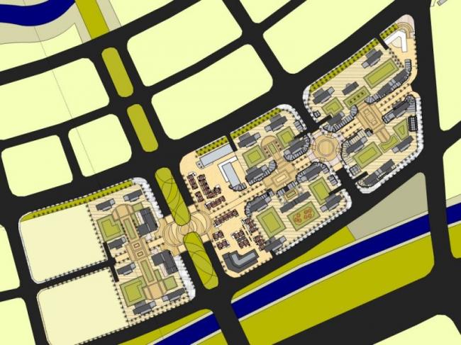 Sketchup住宅模型|高层住宅小区，现代风格