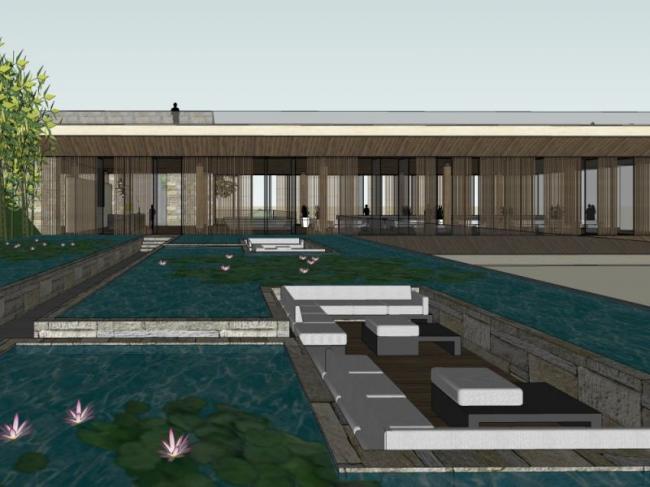 Sketchup商业模型|多层会所，现代风格