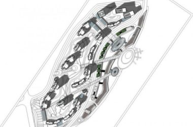 Sketchup综合体模型|超高层城市综合体，现代风格-BIM建筑网