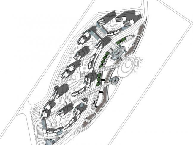 Sketchup综合体模型|超高层城市综合体，现代风格