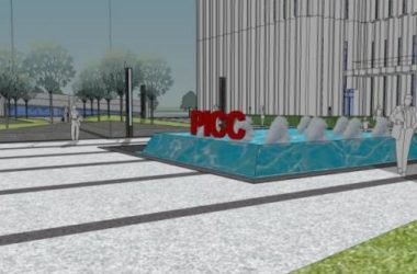 Sketchup景观模型|办公景观，现代风格-BIM建筑网