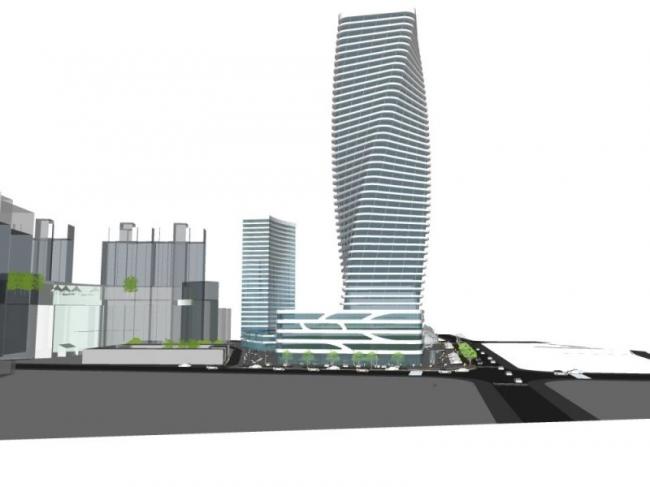 Sketchup综合体模型|超高层商业综合体，现代风格