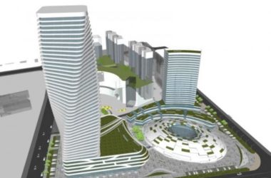 Sketchup综合体模型|超高层商业综合体，现代风格-BIM建筑网