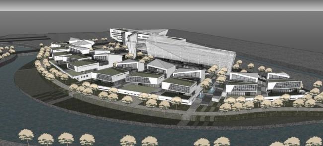 Sketchup酒店模型|多层酒店，现代风格