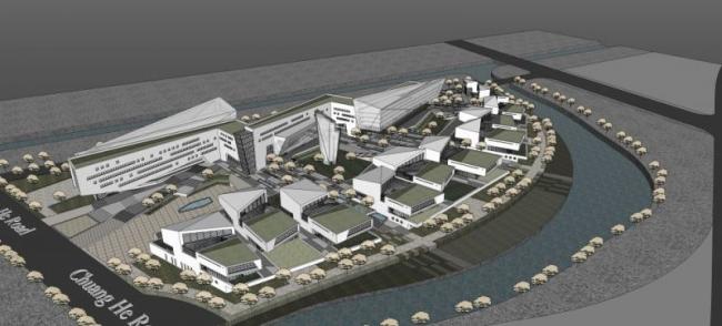 Sketchup酒店模型|多层酒店，现代风格