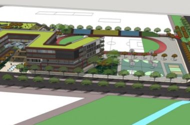 Sketchup学校模型|多层学校，校园教育建筑，现代风格-BIM建筑网