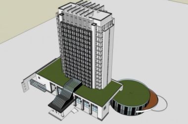 Sketchup酒店模型|高层酒店，现代风格-BIM建筑网