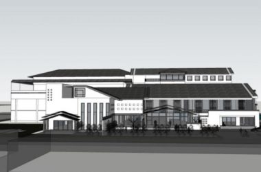 Sketchup酒店模型|多层酒店，现代中式风格-BIM建筑网