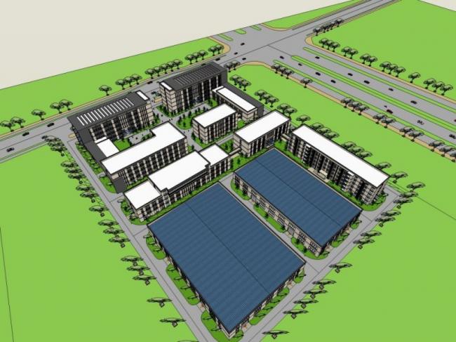 Sketchu工业厂房|多层产业园，工业园，现代风格