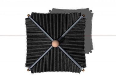 Sketchup小品模型|四角亭，中式风格，小品-BIM建筑网