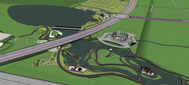 Sketchup体育馆模型|多层体育馆，现代风格